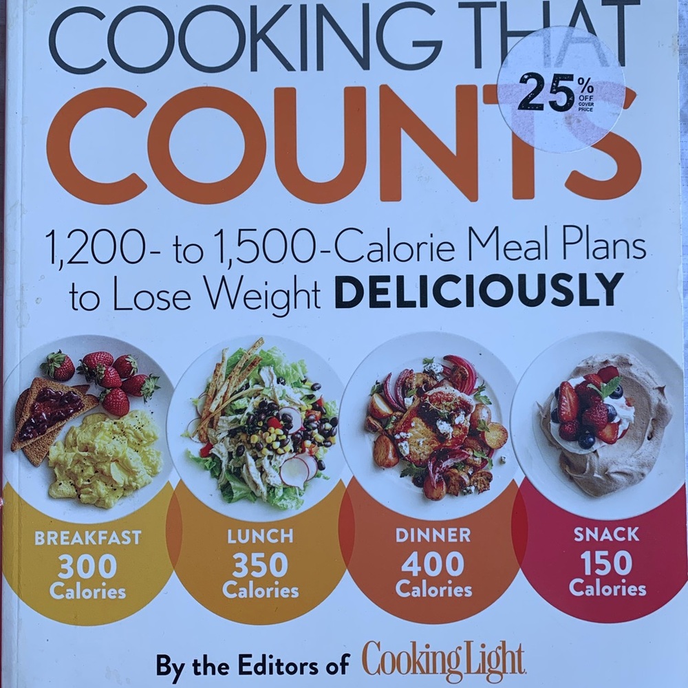 Cooking that Counts Calorie Cookbook Cooking Light